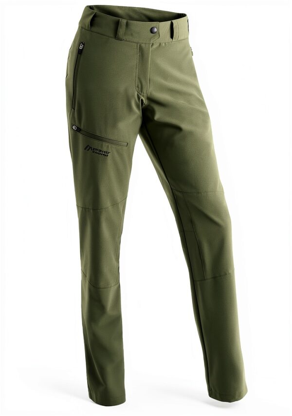 Wanderhose Damen Maier Sports elastisch nachhaltig Grün-0
