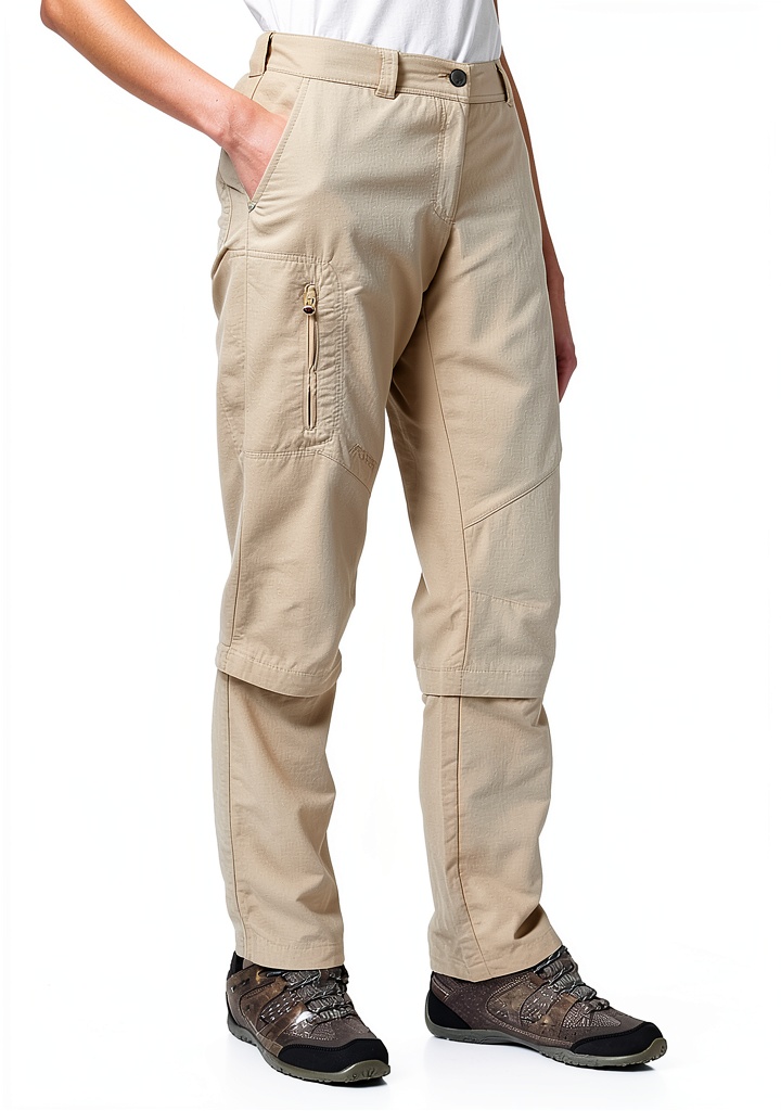 Maier Sports Wanderhose Fulda in Graphite auf einer Wanderung