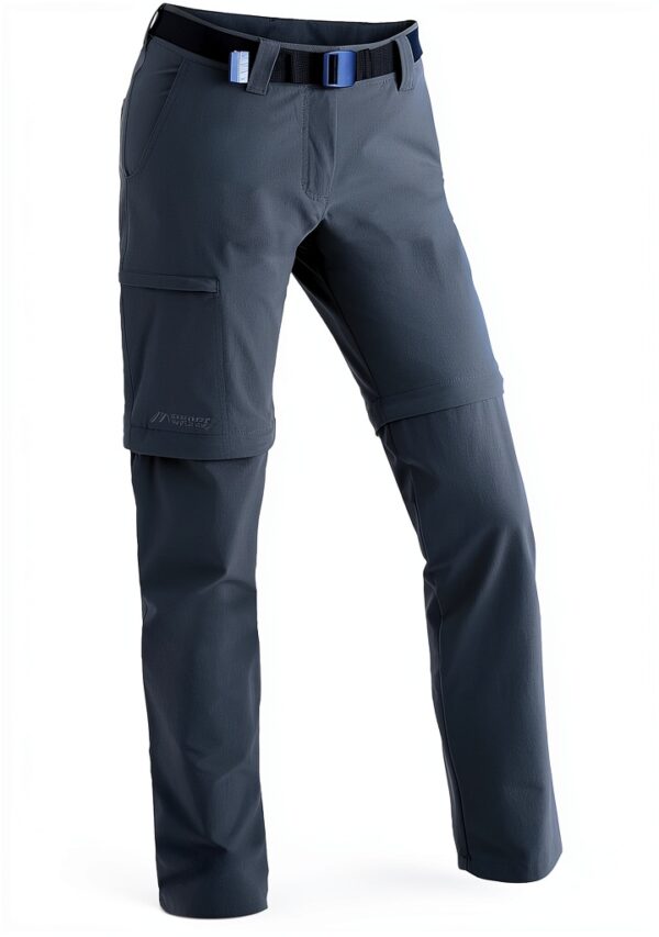 Maier Sports Damen Outdoor Hose Slimfit Zipp-off-0