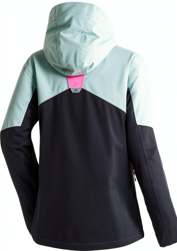 Maier Outdoor Hardshelljacke Damen Schwarz Pink Funktional-2