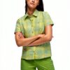 Maier Sports Damen Polo Shirt Grün Kurzarm Baumwolle-3