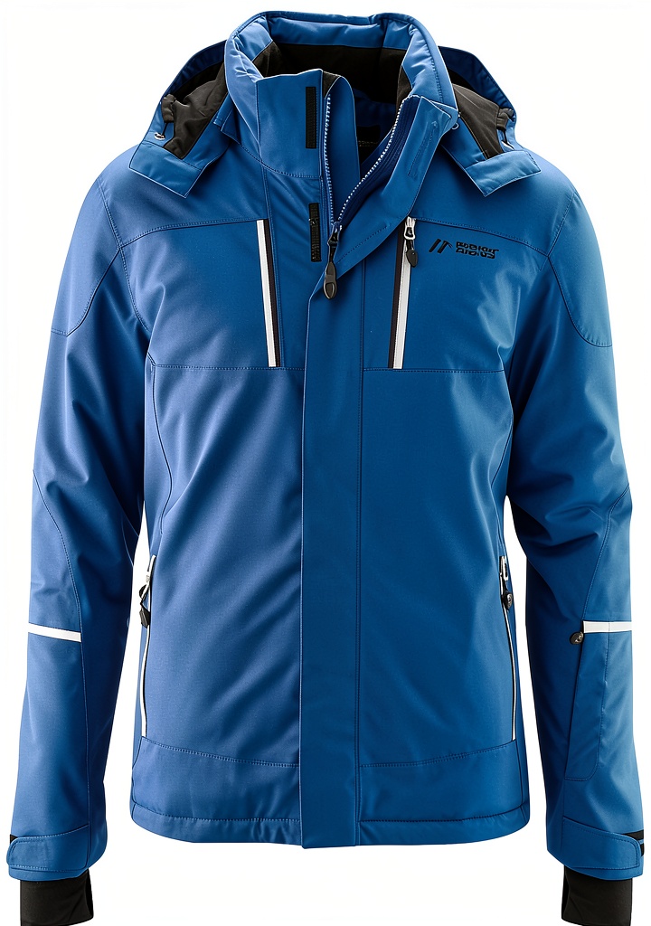 Skijacke Herren maier sports in Olympian Blue auf der Piste