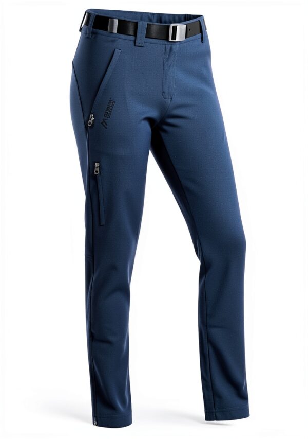 Maier Sports Lana Slim Wanderhose Ombre Blue Größe 48 wasserabweisend-0