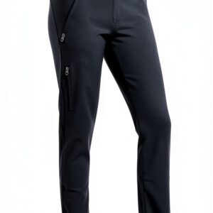 Maier Sports Lana Slim Wanderhose Damen Schwarz Größe 22 atmungsaktiv-0