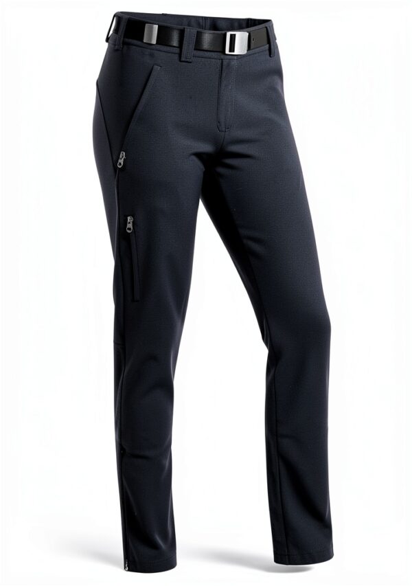 Maier Sports Lana Slim Wanderhose Damen Schwarz Größe 22 atmungsaktiv-0