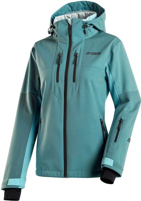 Maier Sports Damen Skijacke Manzaneda wasserdicht atmungsaktiv Grün-0