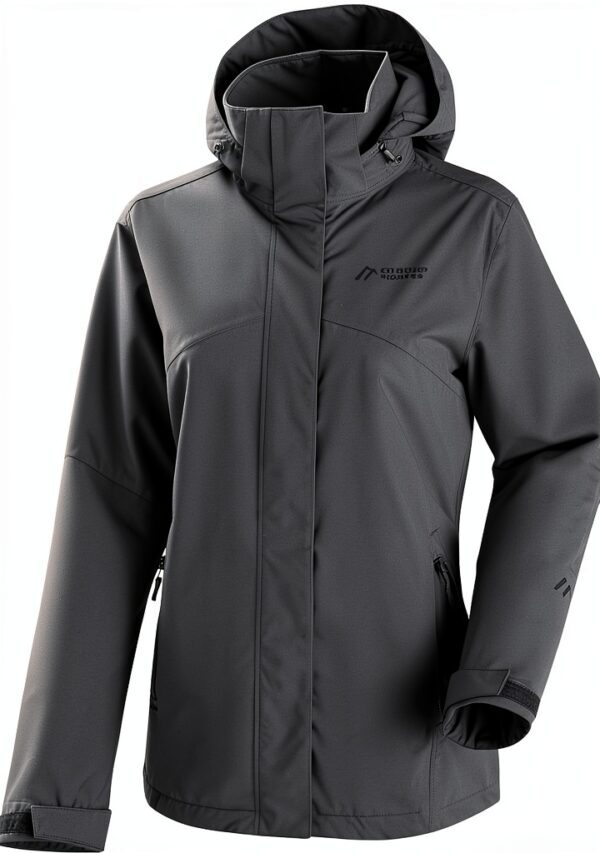 Wasserdichte Funktionsjacke Maier Sports mTHERM Light Blau Größe 50-0