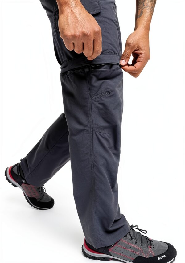Wanderhose Maier Sports Herren Regular Fit Grau 54 wasserabweisend-1