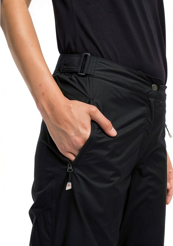 Wasserdichte Regenhose Maier Sports Damen Fit 10.000 mm Schwarz-1