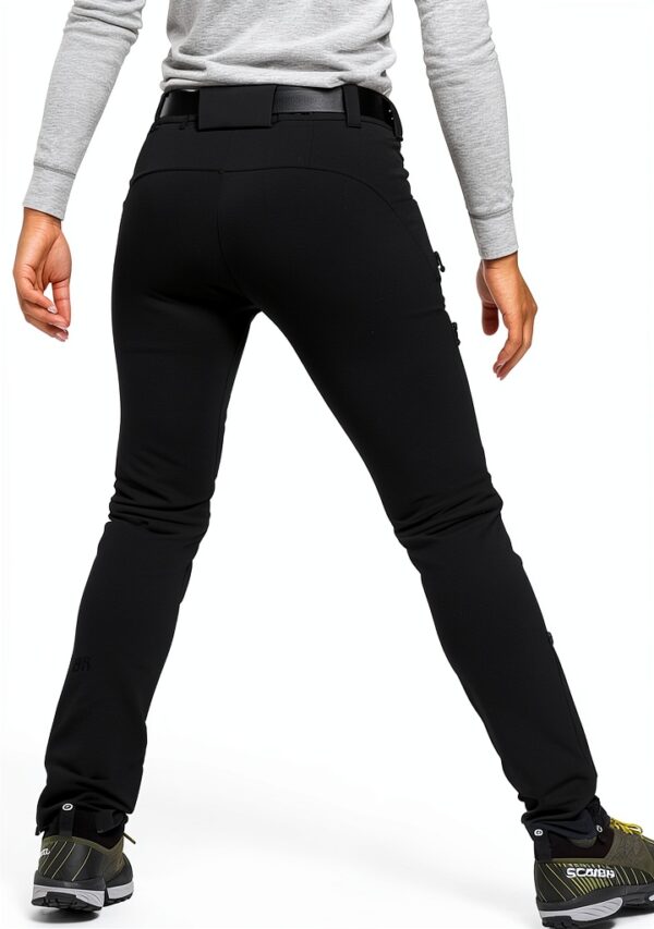 Maier Sports Lana Slim Wanderhose Damen Schwarz Größe 22 atmungsaktiv-6