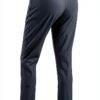 Maier Sports Damen Chino Hose Schwarz Blau elastischer Bund-1