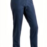 Maier Sports Damen Chino Hose Schwarz Blau elastischer Bund-0