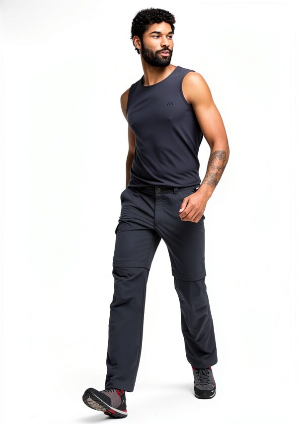 Wanderhose Maier Sports Herren Regular Fit Grau 54 wasserabweisend-7