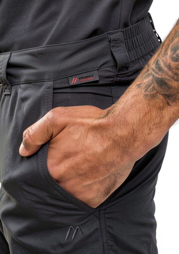 Wanderhose Maier Sports Herren Regular Fit Grau 54 wasserabweisend-4