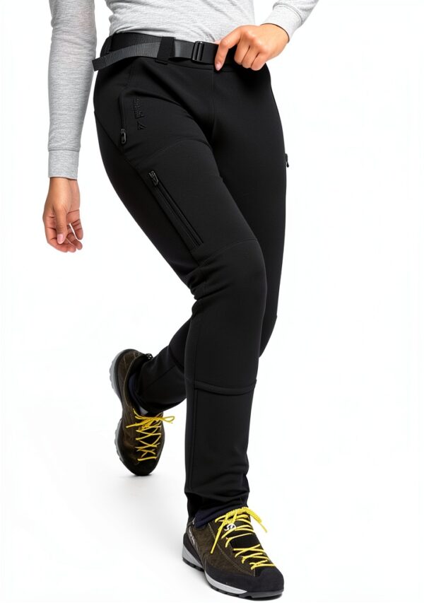 Maier Sports Lana Slim Wanderhose Damen Schwarz Größe 22 atmungsaktiv-5