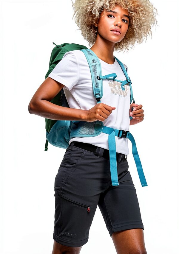 Wanderhose Maier Sports Nata – wasserabweisend, Schwarz-2