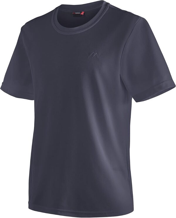 Maier Sports Herren Walter Shirt Braun Regular Fit Funktionsshirt-0