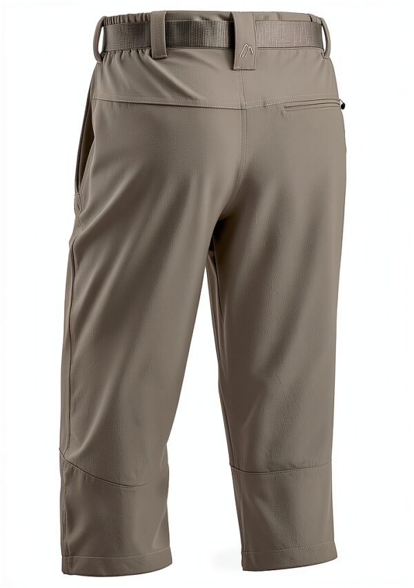 Maier Sports Herren 3/4 Hose Jennisei wasserabweisend elastisch Blau-2
