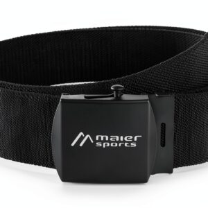 Maier Sports Tech Gürtel Schwarz Größe 1 (110 cm) - Leichtes-0