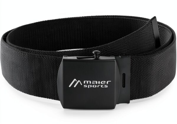 Maier Sports Tech Gürtel Schwarz Größe 1 (110 cm) - Leichtes-0