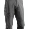 Maier Sports Herren 3/4 Hose EL Jennisei Braun Regular Fit-0