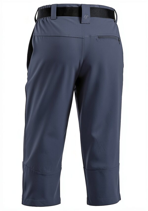 Maier Sports Herren 3/4 Hose Jennisei wasserabweisend elastisch Grau-1