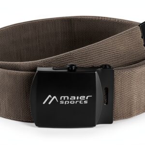 Maier Sports Tech Gürtel Grau Größe 1 – Elastischer Outdoor-Gürtel-0