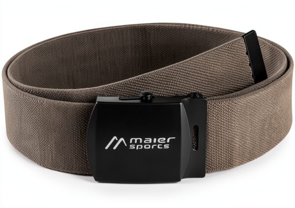 Maier Sports Tech Gürtel Grau Größe 1 – Elastischer Outdoor-Gürtel-0