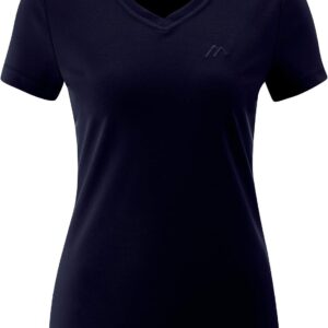 Maier Sports Damen Trudy T-Shirt Funktionsshirt Outdoor Weiß Größe 42-0