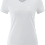 Maier Sports Damen Trudy Funktionsshirt V‑Ausschnitt mit NFC‑Chip-0
