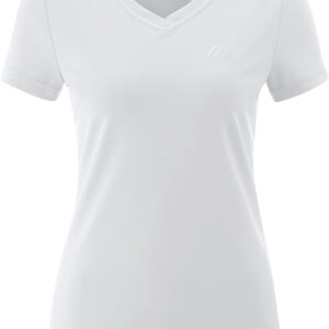 Maier Sports Damen Trudy Funktionsshirt V‑Ausschnitt mit NFC‑Chip-0