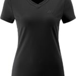 Maier Sports Damen Trudy T-Shirt Outdoor V-Ausschnitt NFC-Chip-0