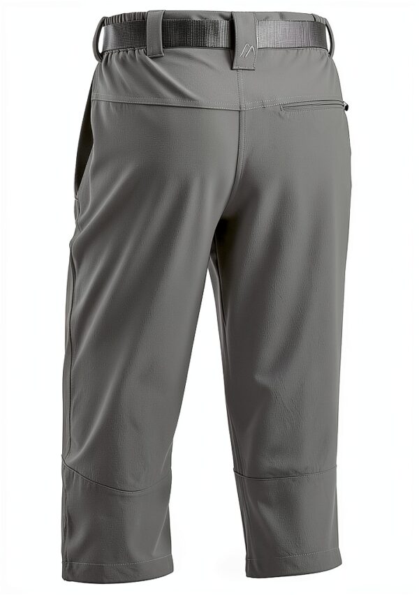 Maier Sports Herren 3/4 Hose EL Jennisei Braun Regular Fit-1