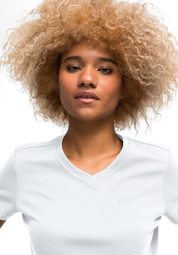 Maier Sports Damen Trudy Funktionsshirt V‑Ausschnitt mit NFC‑Chip-1