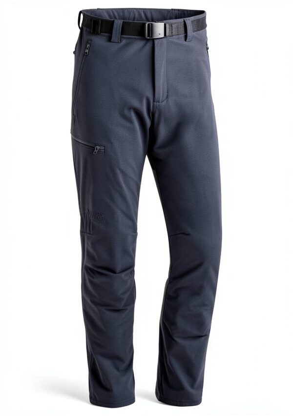 Maier Sports Herren Outdoorhose Oberjoch Therm, Grau, Regular Fit-0