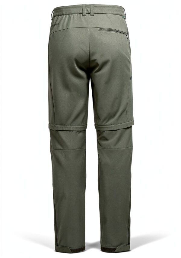 VAUDE Men's Farley Stretch T-Zip Pants III, Bequeme Herren Trekkinghose mit Zip-Off-Funktion, schnell zur Bermuda abzippar, strapazierfähig, schnelltrocknend & elastisch, umweltfreundlich hergestellt-2