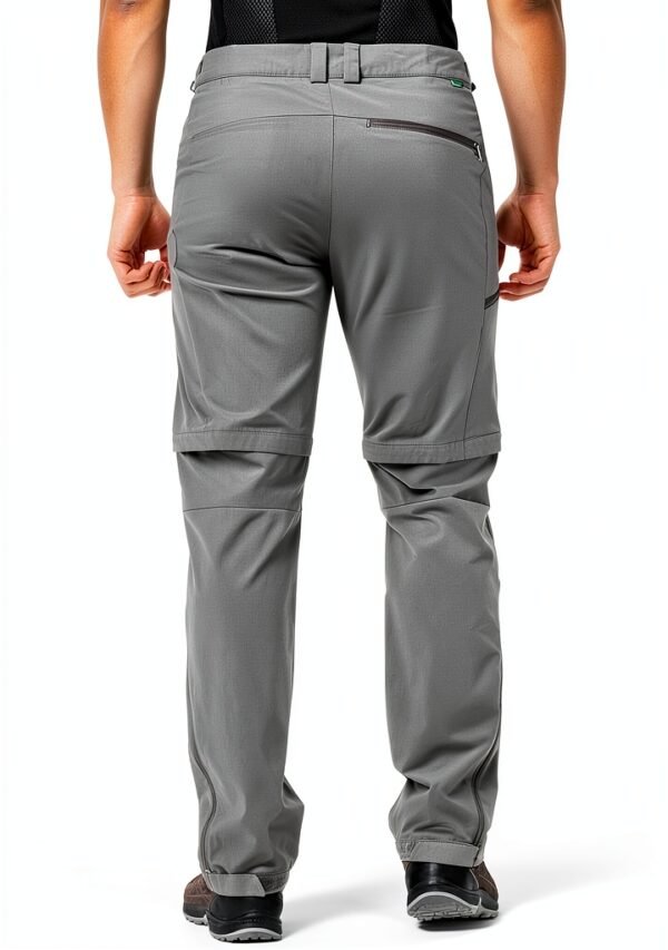 VAUDE Men's Farley Stretch T-Zip Pants III, Bequeme Herren Trekkinghose mit Zip-Off-Funktion, schnell zur Bermuda abzippar, strapazierfähig, schnelltrocknend & elastisch, umweltfreundlich hergestellt-4