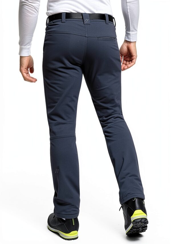 Maier Sports Herren Outdoorhose Oberjoch Therm, Grau, Regular Fit-6