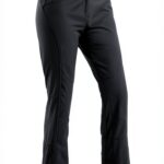 Maier Sports Marie, Enganliegende Damen Skihose, Wasserabweisende Softshell Schneehose, Stretchmaterial und verstellbarer Bund, PFC-frei, stormprotec-Technologie, Schwarz, Gr. 17 (W26/L29)-0
