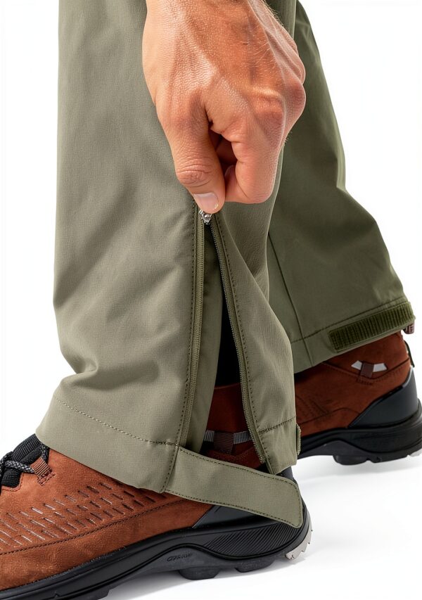 VAUDE Men's Farley Stretch T-Zip Pants III, Bequeme Herren Trekkinghose mit Zip-Off-Funktion, schnell zur Bermuda abzippar, strapazierfähig, schnelltrocknend & elastisch, umweltfreundlich hergestellt-4
