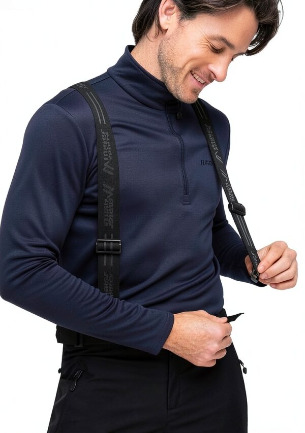 Maier Sports Anton Light Herren Skihose wasserdicht Stretch Schwarz-1