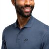 Poloshirt Maier Sports Ulrich Herren Leichtes Piqué Dryprotec Blau M-1