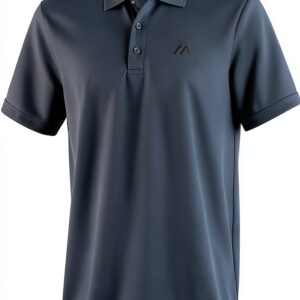 Poloshirt Maier Sports Ulrich Herren Leichtes Piqué Dryprotec Blau M-0