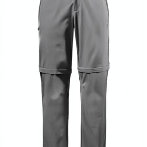 VAUDE Men's Farley Stretch T-Zip Pants III, Bequeme Herren Trekkinghose mit Zip-Off-Funktion, schnell zur Bermuda abzippar, strapazierfähig, schnelltrocknend & elastisch, umweltfreundlich hergestellt-0