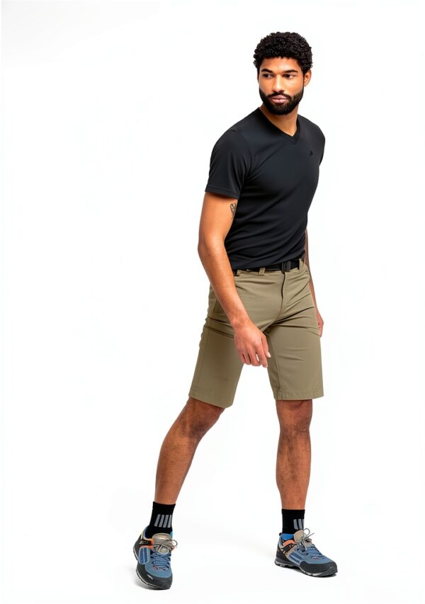 Maier Sports Huang, Kurze Herren Wanderhose, Wasserabweisende Bermuda für Trekking und Hiking, PFC-frei, mSTRETCH pro 4 & Dryprotec-5