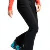 Maier Sports Marie, Enganliegende Damen Skihose, Wasserabweisende Softshell Schneehose, Stretchmaterial und verstellbarer Bund, PFC-frei, stormprotec-Technologie, Schwarz, Gr. 17 (W26/L29)-5