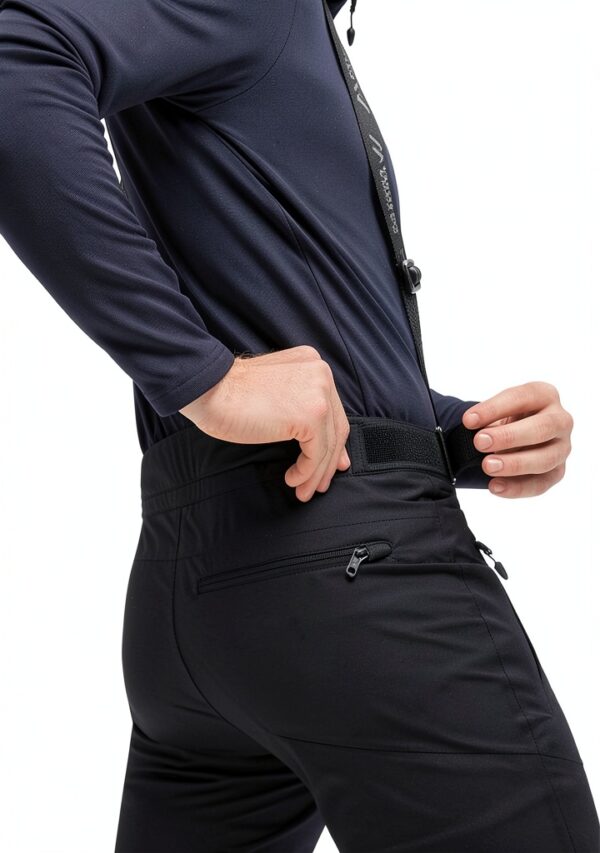 Maier Sports Anton Light Herren Skihose wasserdicht Stretch Schwarz-3