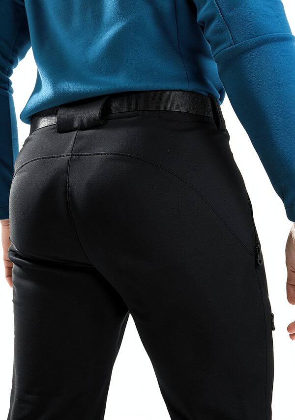 Maier Sports Herren Hose Naturno Lang Schwarz – wasserabweisend-1
