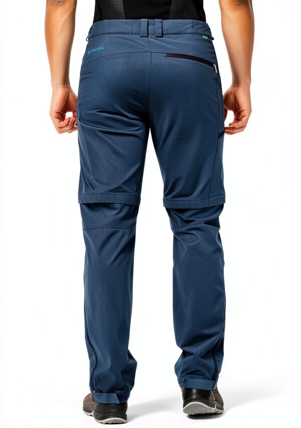 VAUDE Men's Farley Stretch T-Zip Pants III, Bequeme Herren Trekkinghose mit Zip-Off-Funktion, schnell zur Bermuda abzippar, strapazierfähig, schnelltrocknend & elastisch, umweltfreundlich hergestellt-4