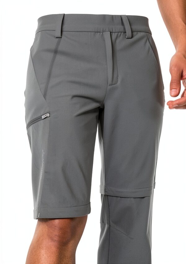 VAUDE Men's Farley Stretch T-Zip Pants III, Bequeme Herren Trekkinghose mit Zip-Off-Funktion, schnell zur Bermuda abzippar, strapazierfähig, schnelltrocknend & elastisch, umweltfreundlich hergestellt-2